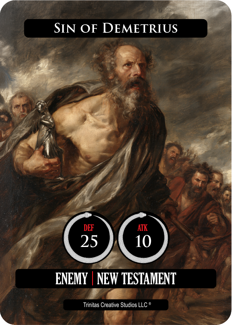 Sin of Demetrius the Silversmith