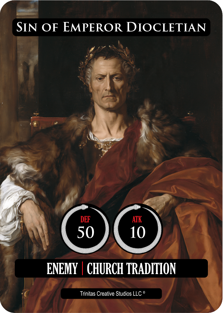 Sin of Emperor Diocletian